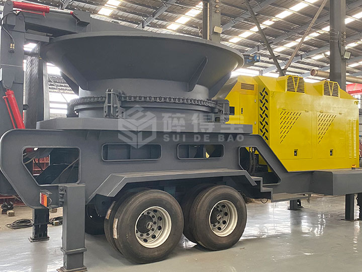  移动式圆盘破碎机